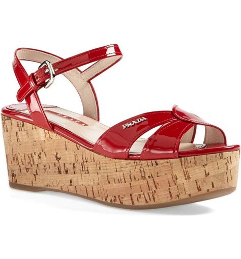 prada quarter strap platform sandal